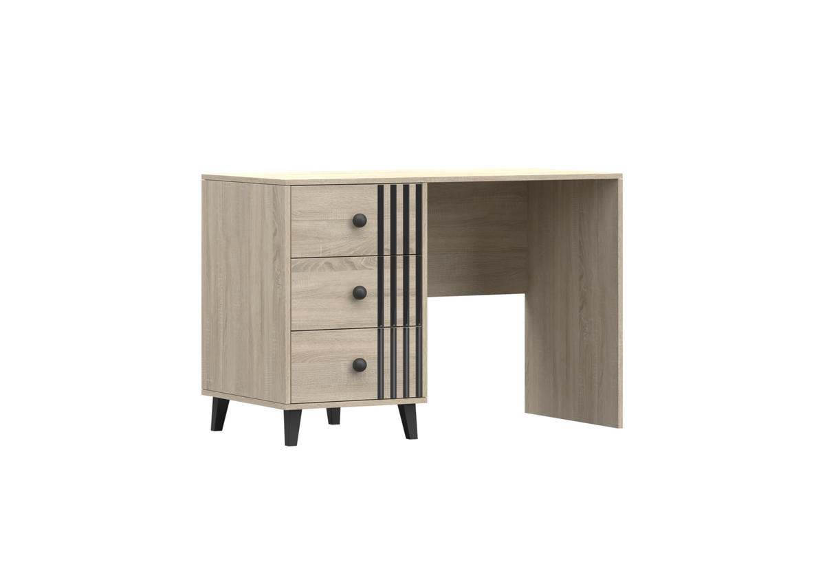 SCHREIBTISCH FORTEN 08 - Sonoma Eiche, Holzwerkstoff (56/110/75cm) - Möblo