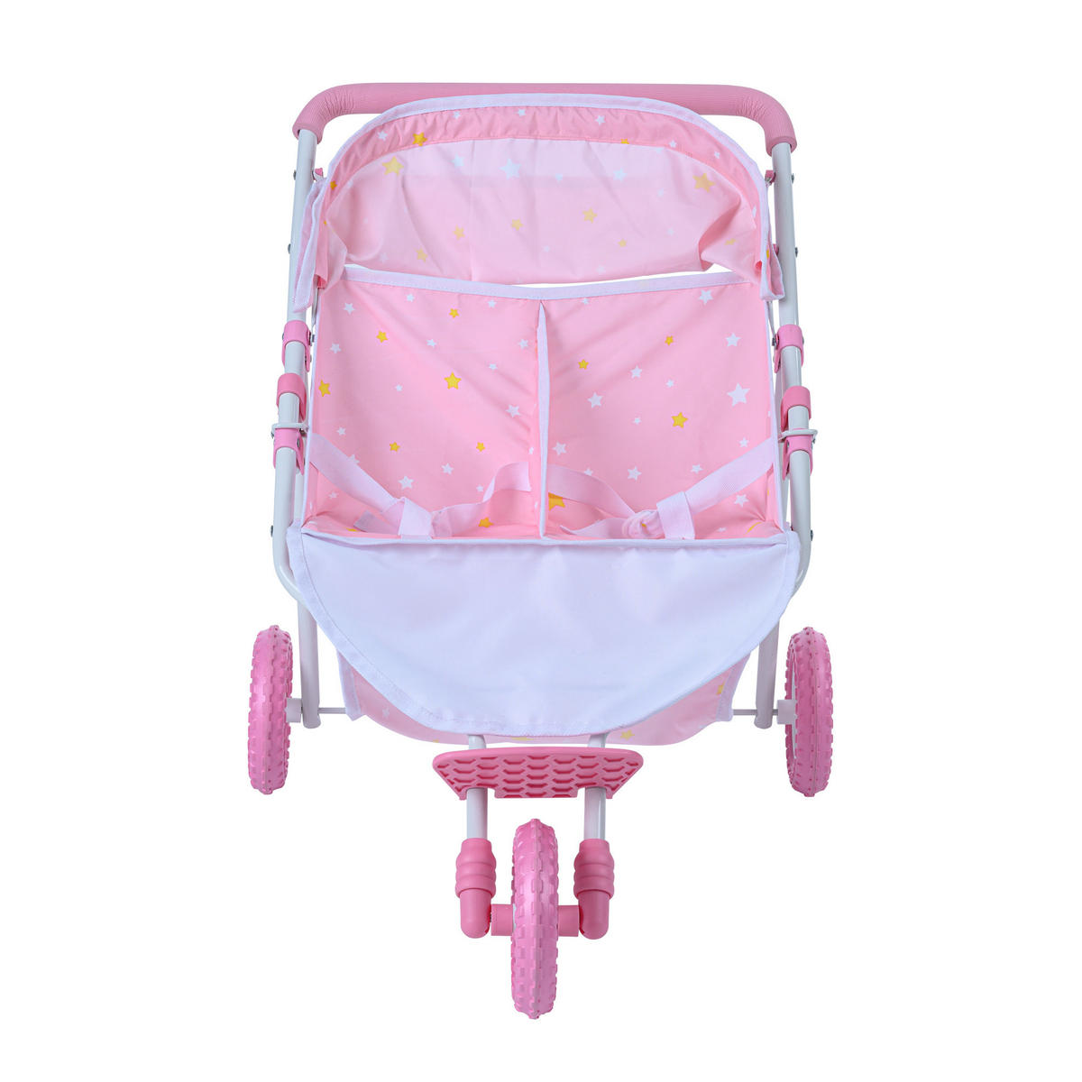 PUPPENWAGEN, Rosa, 49cm - Pink, Holzwerkstoff (65/49/60cm) - Teamson Kids