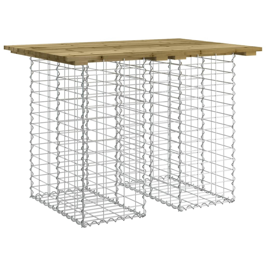 furnicato Gartenbank Kiefer 100x72x70 cm