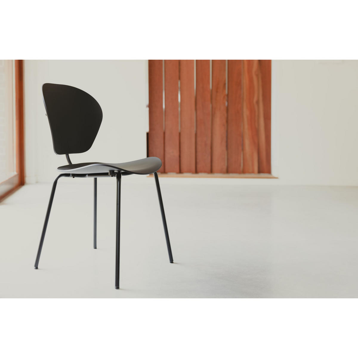 ESSZIMMERSTUHL The Ocean Chair Schwarz - 2 er Set - Schwarz, Kunststoff (43/85.5/55cm) - Zuiver
