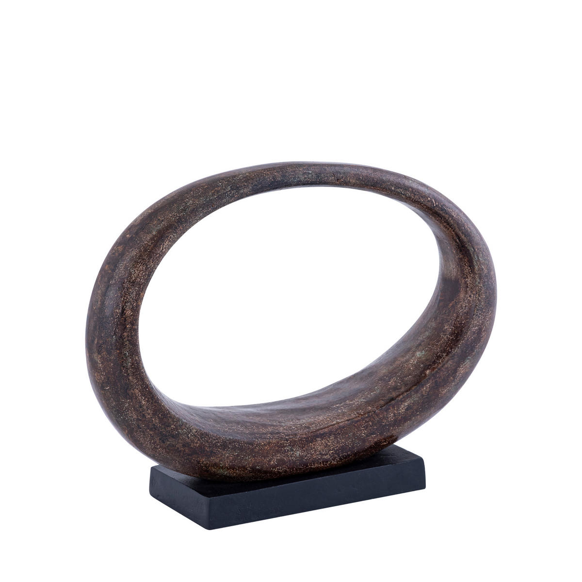 SKULPTUR Rhubie Braun 37/9/27cm - Braun, Metall (9/27/37cm) - PTMD Collection