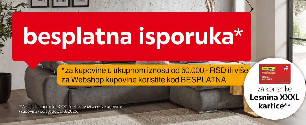 besplatna isporuka u Lesnina XXXL
