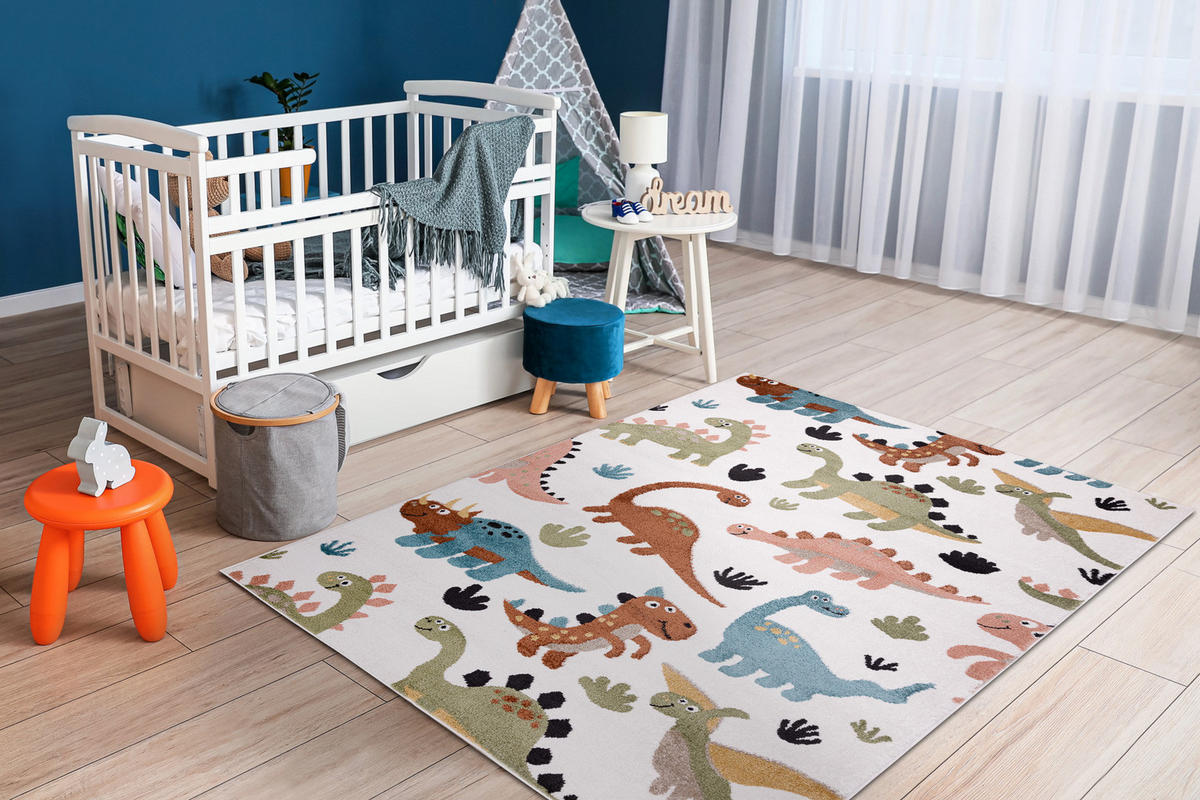 TEPPICH Fun 160/220 cm - Creme, Textil (160/220cm) - rugsX