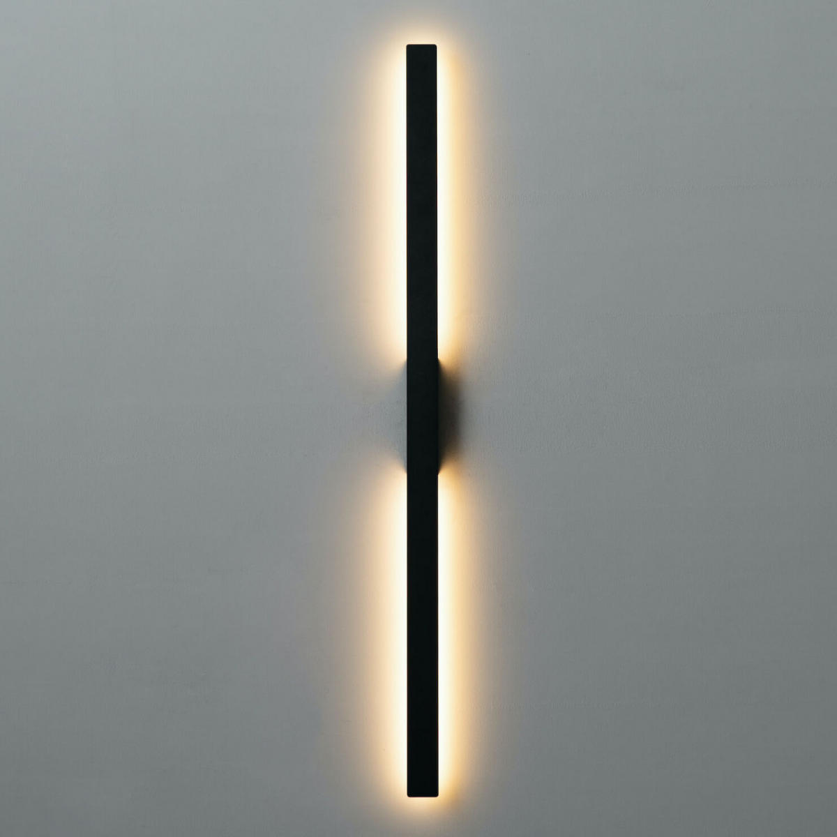 WANDLEUCHTE Sambai, Schwarz, 124cm - Schwarz, Metall (5.2/124/124cm) - KOSILUM
