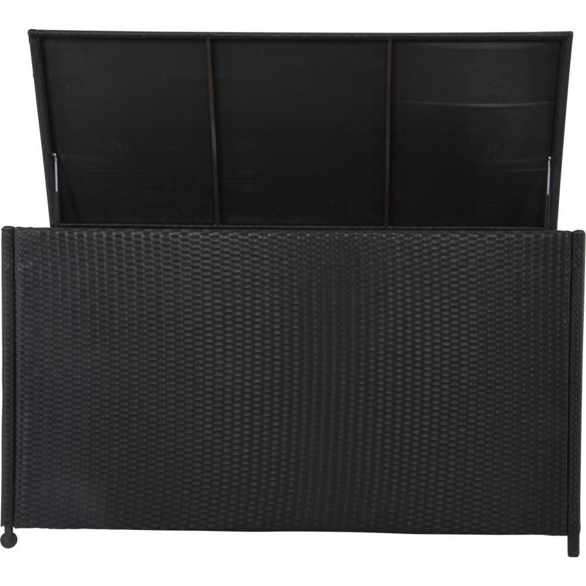 KISSENBOX Black - Braun - 165/67/95 cm - Braun, Metall (67/95/165cm) - Lesli Living