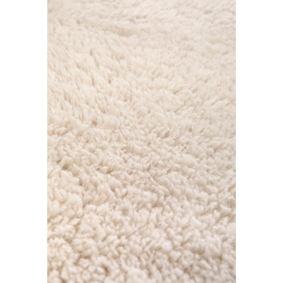 TEPPICH Billy elfenbein 80 x 150 x 5 cm - Weiß, Textil (80/150cm) - Vivaraise