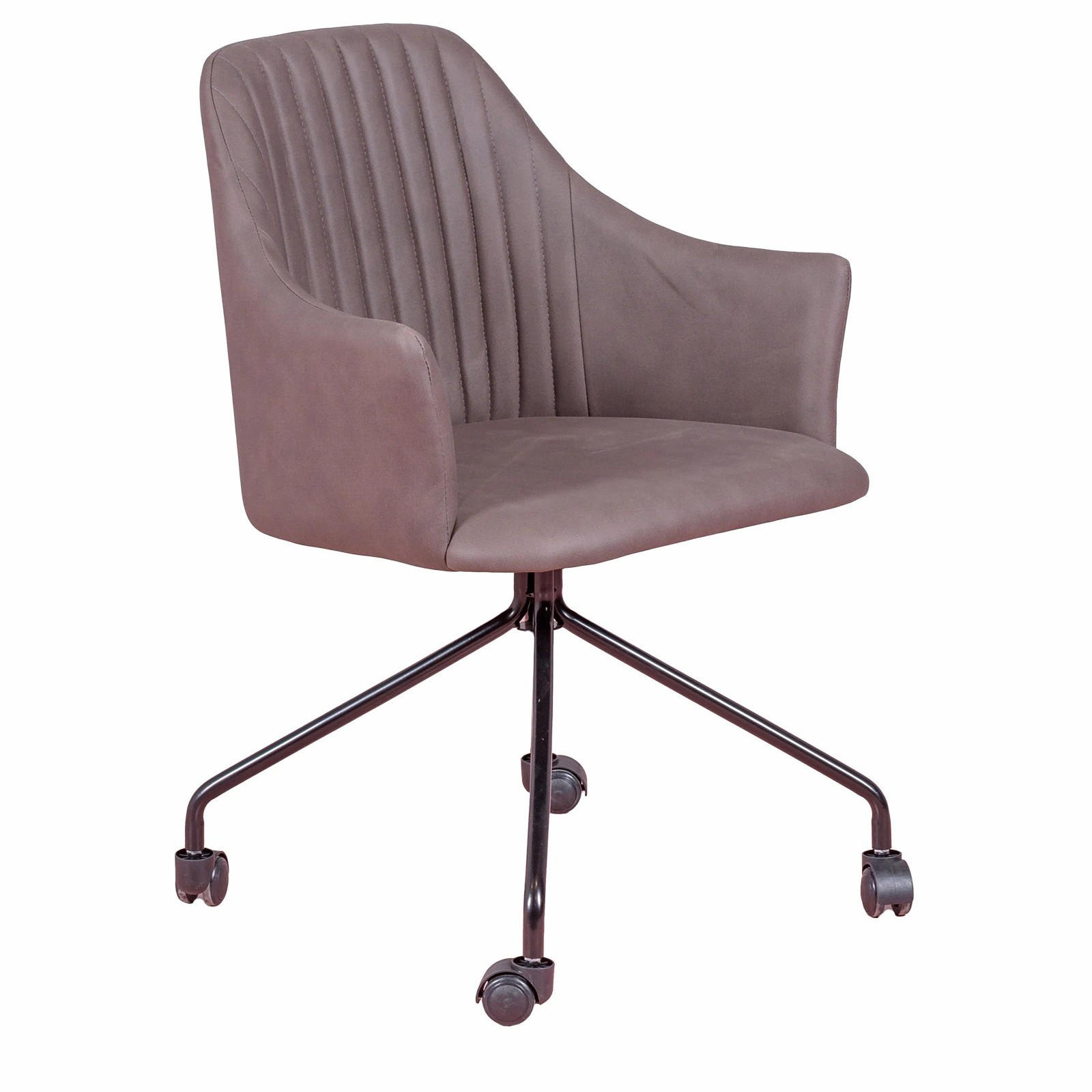 BÜROSTUHL Textil Braun - Braun, Textil (58/82/55cm) - Nest Dream