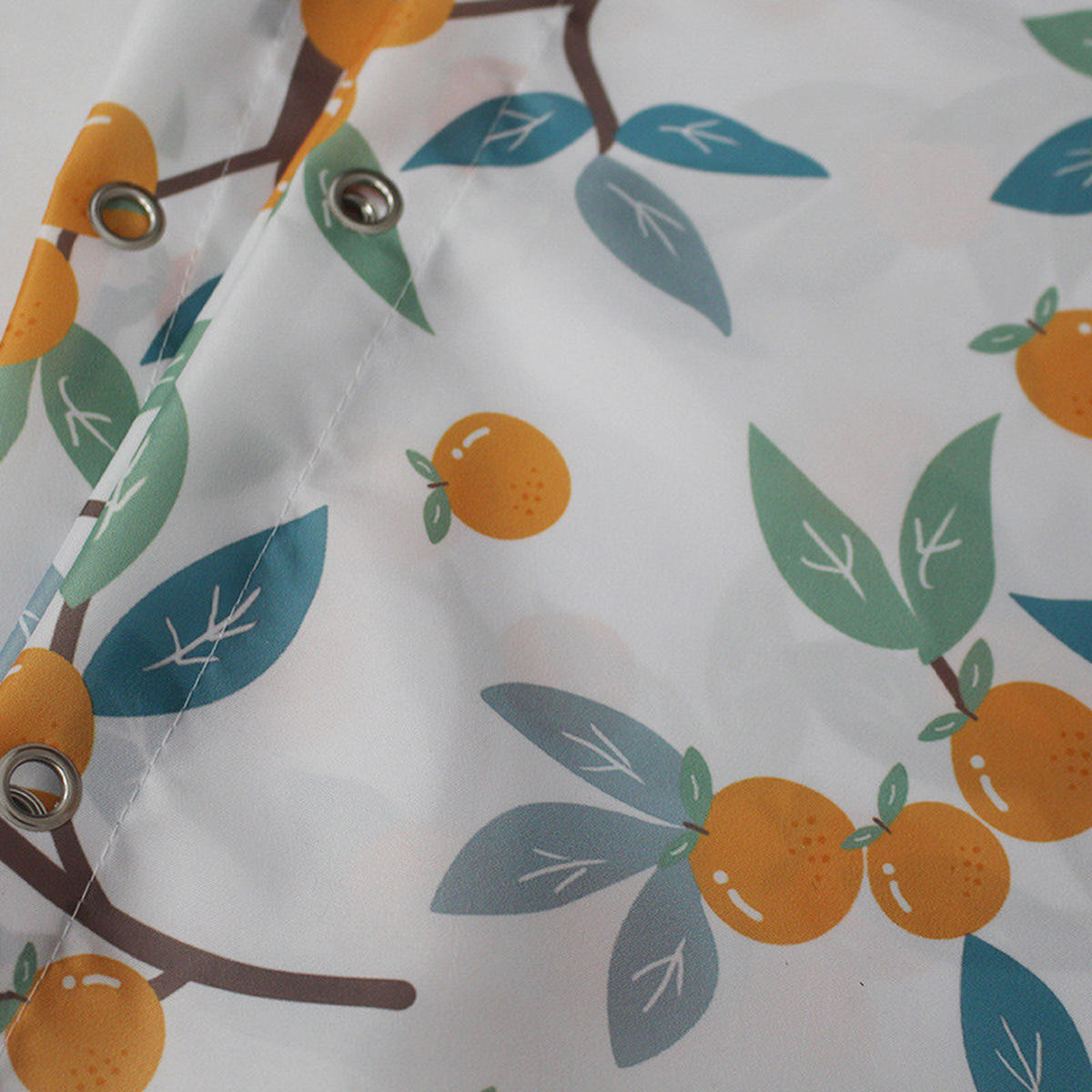 DUSCHVORHANG schnelltrocknend Stoff Polyester wasserdicht maschinenwaschbar Badezimmer 180 x 200 cm - Gelb, Textil (180/200cm) - MCBOSON