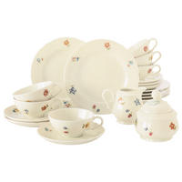 TEESERVICE Marieluise Elfenbein Blütenmeer bunt 20er Set - Multicolor, Keramik (20.6/28.4/20.6cm) - Seltmann Weiden