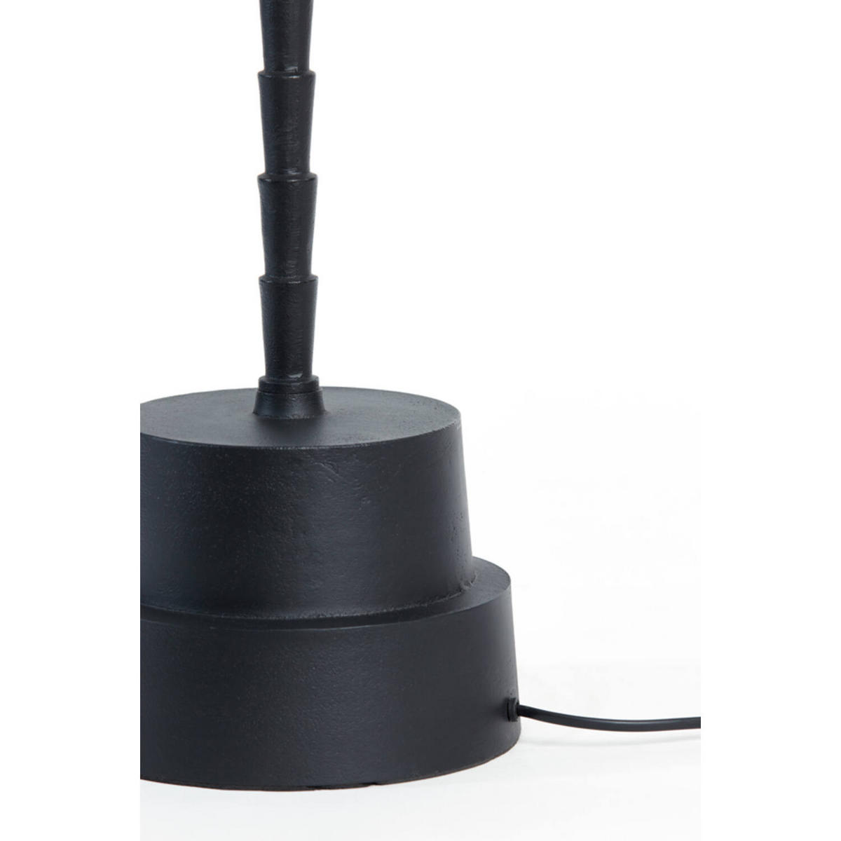 TISCHLEUCHTE JUMEIRAH Ø11x65 cm, Matt Schwarz, Metall - Schwarz, Metall (65/11/65cm) - Light & Living