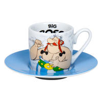 ESPRESSOTASSE Big Boss Obelix - Asterix - Naturfarben, Keramik (0.09L) - Könitz