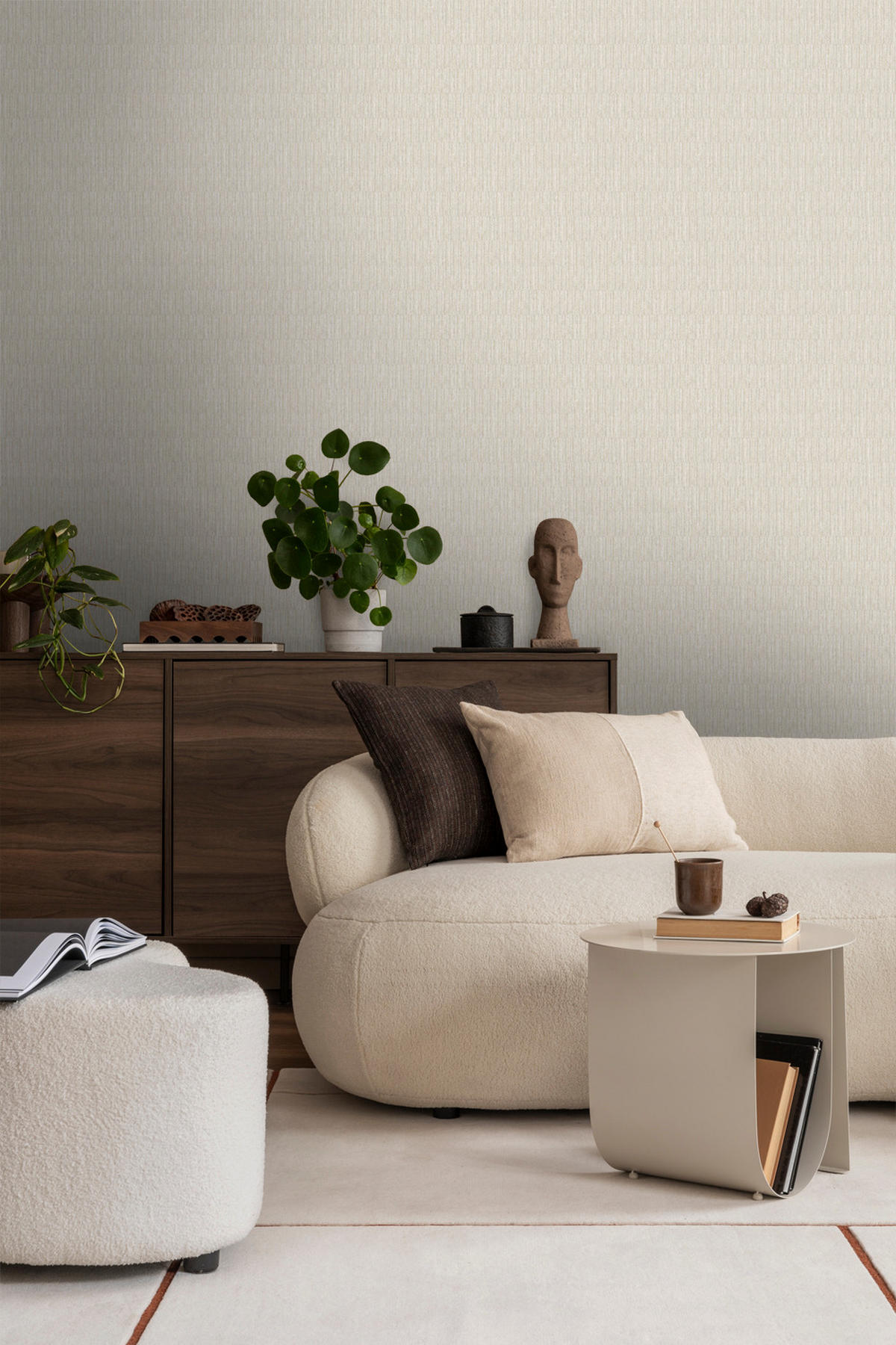 TAPETE Uni 53 cm x 10 m - Beige, Papier (53/1000cm) - Sanders & Sanders