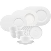 KOMBISERVICE Anmut weiß 30er Set - Weiß, Keramik (1/1/1cm) - Villeroy & Boch