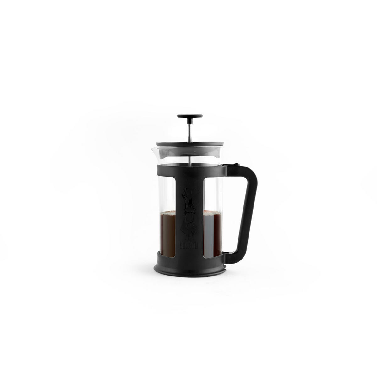 KAFFEEBEREITER Smart 350 ml, Glas, Schwarz - Schwarz, Glas (11/21/15cm) - Bialetti