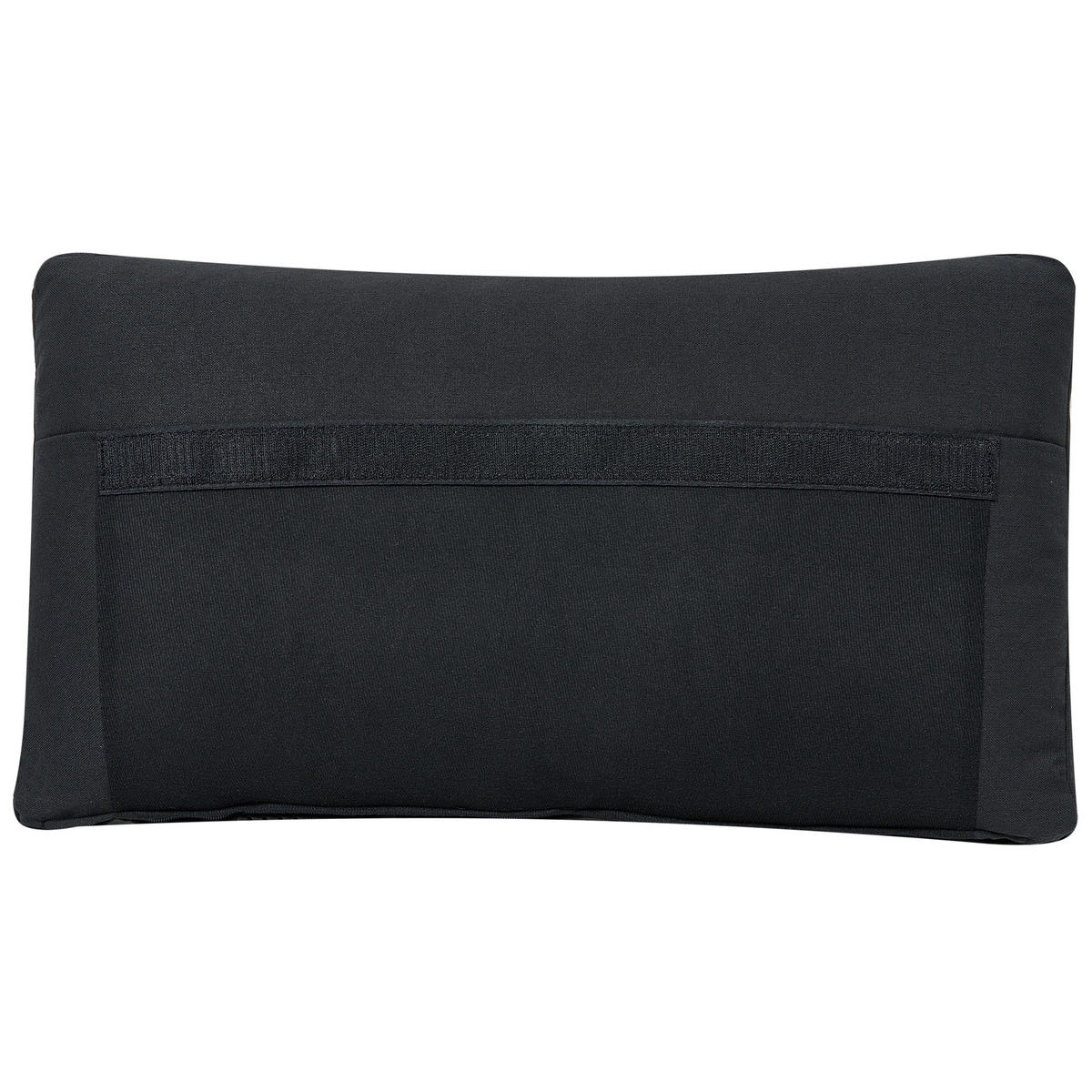 MODULÁRNÍ POHOVKA 5-místná Tvar U Černá Látka Unstad - černá, textil (228/72/76cm) - Beliani
