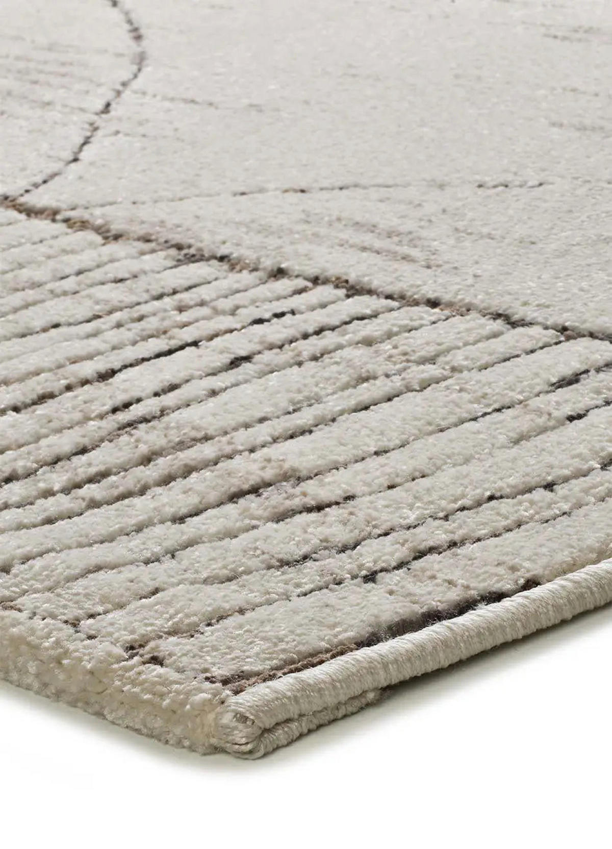 WEBTEPPICH Creme / Braun Ceres 200/285 cm - Creme, Naturmaterialien/Textil (200/285cm) - Atticgo