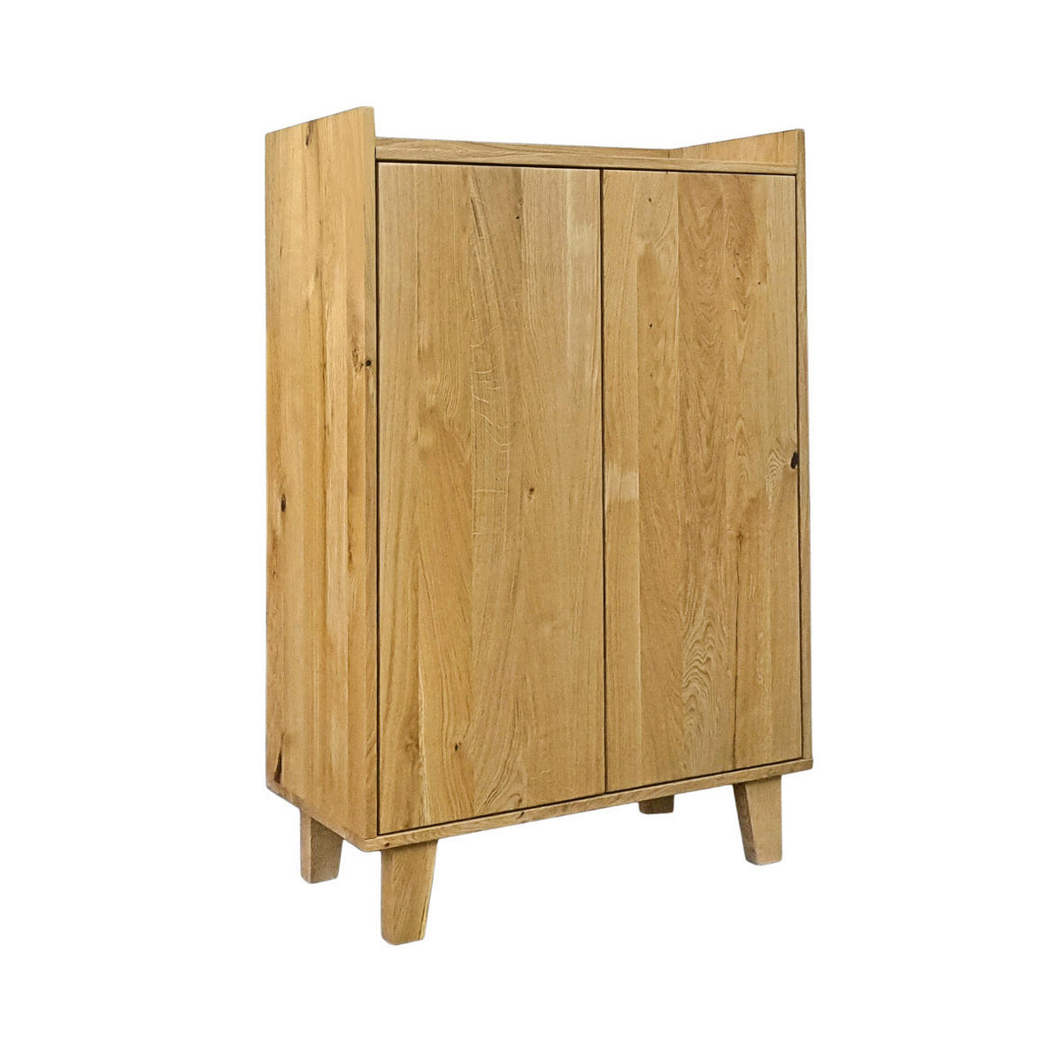 BAR aus Massivholz für das Wohnzimmer NESS - Eichefarben, Holz (100/120/40cm) - Rawood Furniture