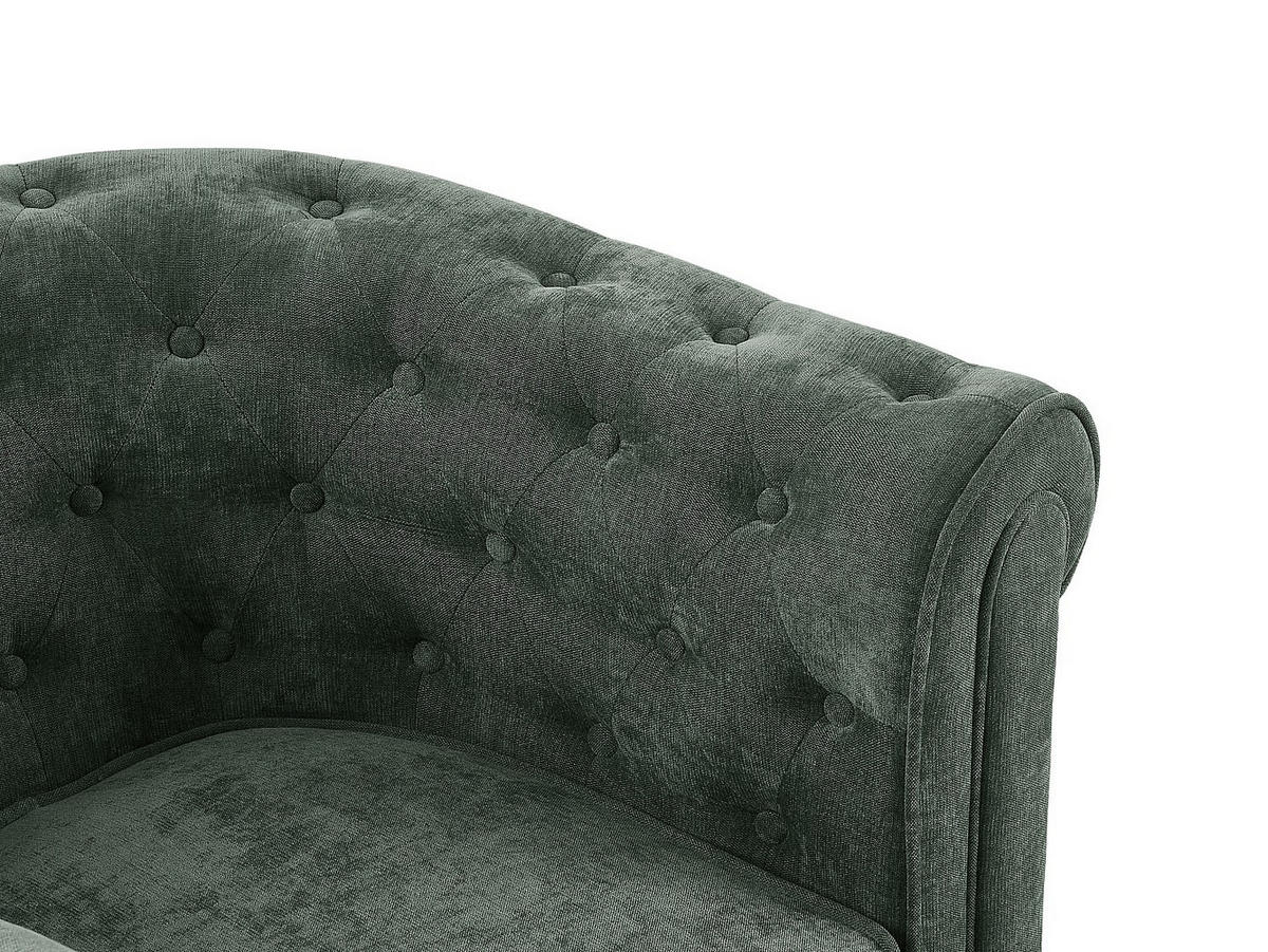 2ER-SET Sessel - Stoff - Grün - CHESTERFIELD - Grün, Textil (82/72/78cm) - Vente-Unique