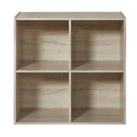 REGALMÖBEL 4 fächer 29,5/61,5/29,5 cm - Eichefarben, Holzwerkstoff (61.5/61.5/29.5cm) - Calicosy