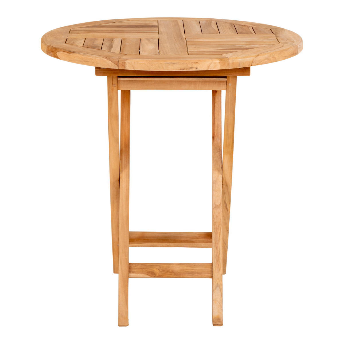 BEISTELLTISCH Oviedo Teak Natur - Naturfarben, Holz (70/70/75cm) - tinkaro