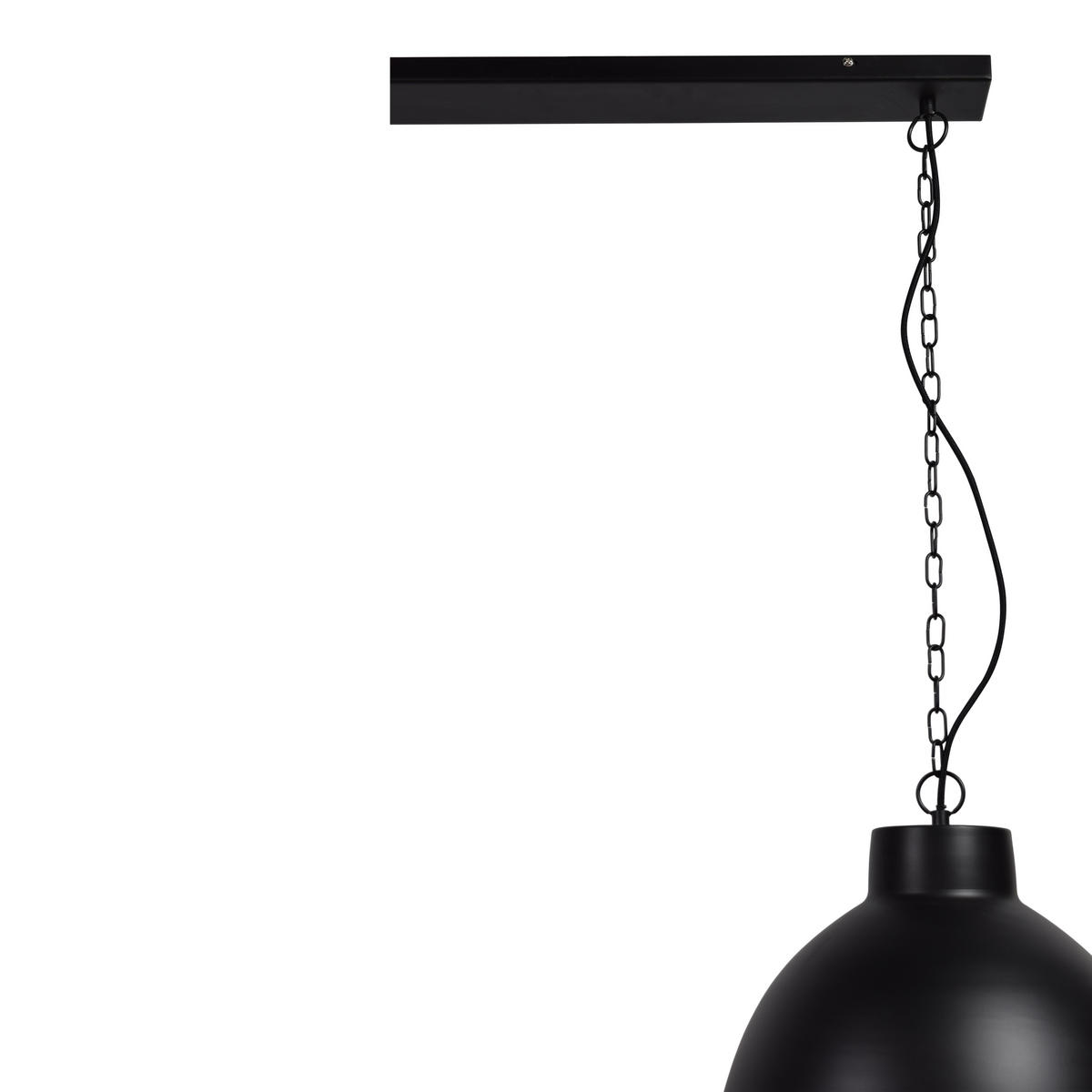 HANGELAMPE Rocky Schwarz - Schwarz, Metall (40/120/35cm) - Urban Interiors