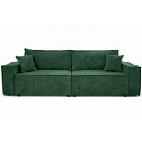 SOFA Mit Schlaffunktion Und Bettkasten, Cordstoff Poso, Hellgrau, BEST SCORNER - Grün, Holz (245/83/90cm) - Kaiser Möbel