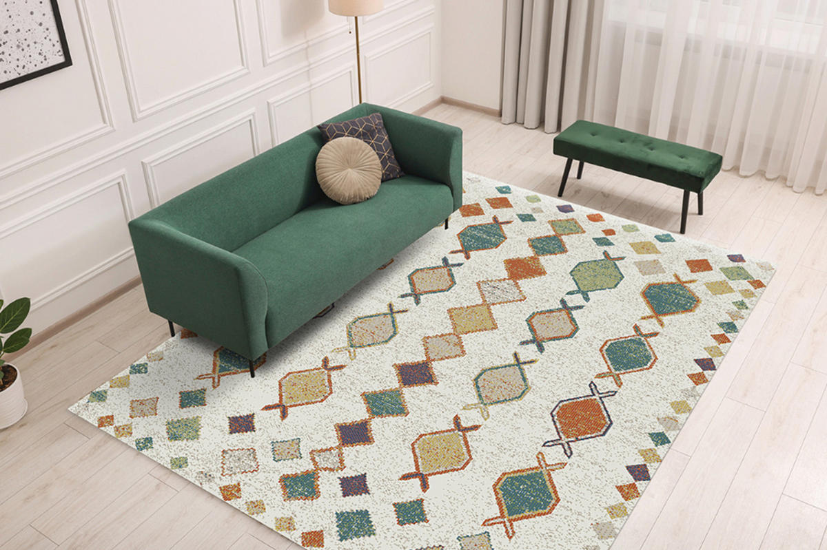 TEPPICH Wohn-/Schlafzimmer Berber NAISSA Mehrfarbig 200 x 300 cm - Multicolor, Textil (200/300cm) - Novatrend