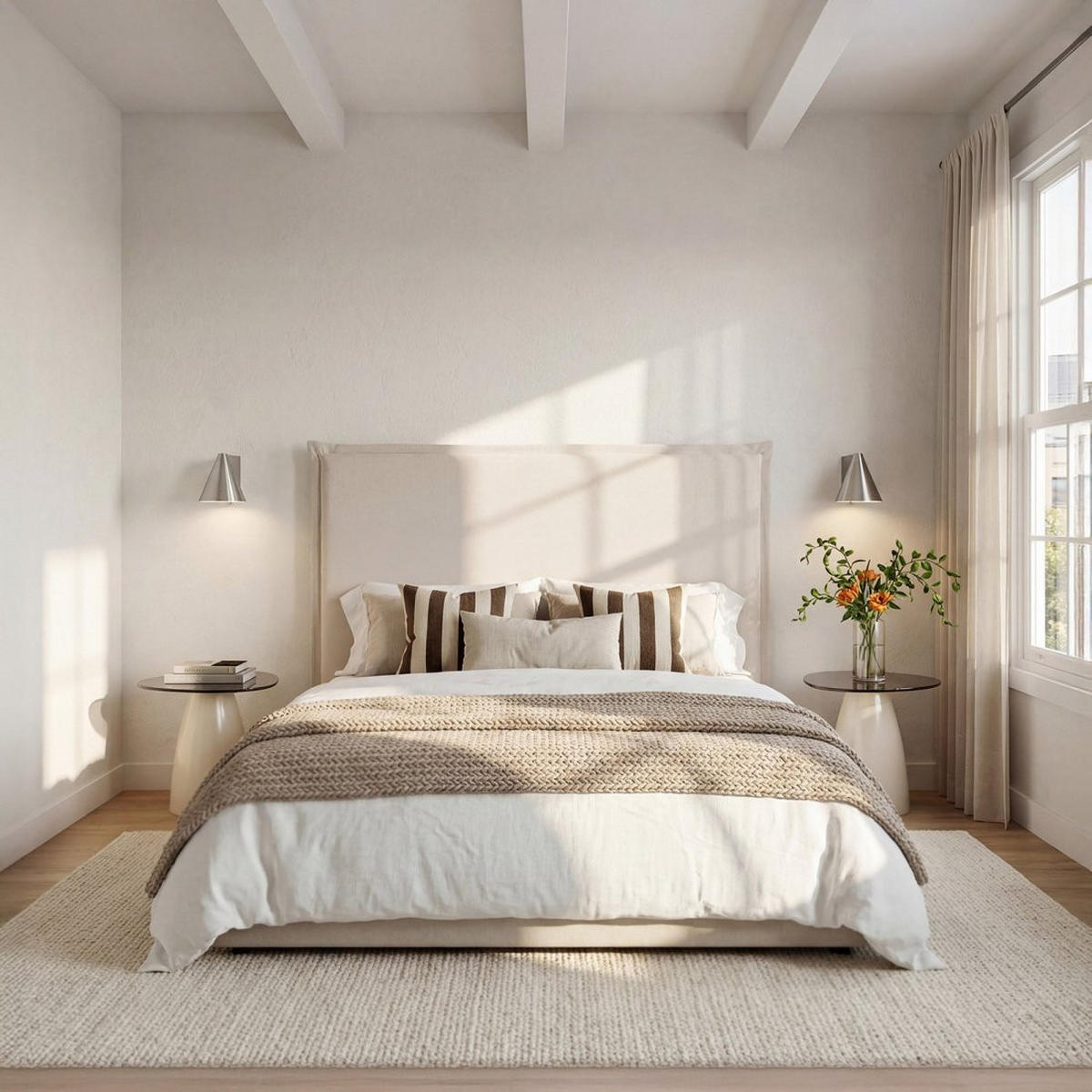 KOPFTEIL DOPPELTES Louise Beige 170 cm x 120 cm - Beige, Textil (170/7cm) - Klast Home