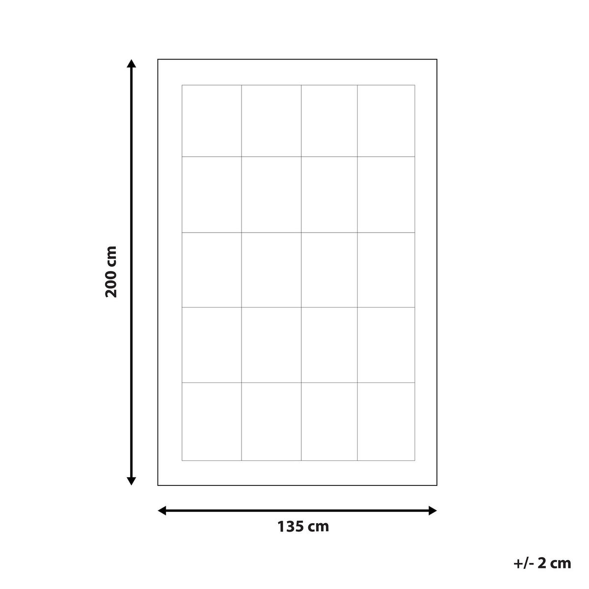PŘIKRÝVKA Mikrofaser Středně teplá 135/200 cm Howerla - bílá, textil (200/135cm) - Beliani