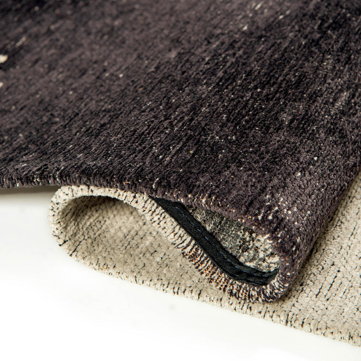 TEPPICH Swing Soot 80/150 cm - Grau, Textil (80/150cm) - Lola&Moi
