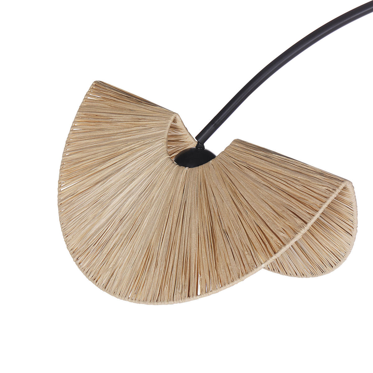 STEHLAMPE Naturfarben Herron - Naturfarben, Papier (35/130/189cm) - Beliani