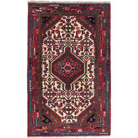 TEPPICH Assadabad Mehrfarbig 128/79 cm Schurwolle - Multicolor, Textil (79/128cm) - Looma