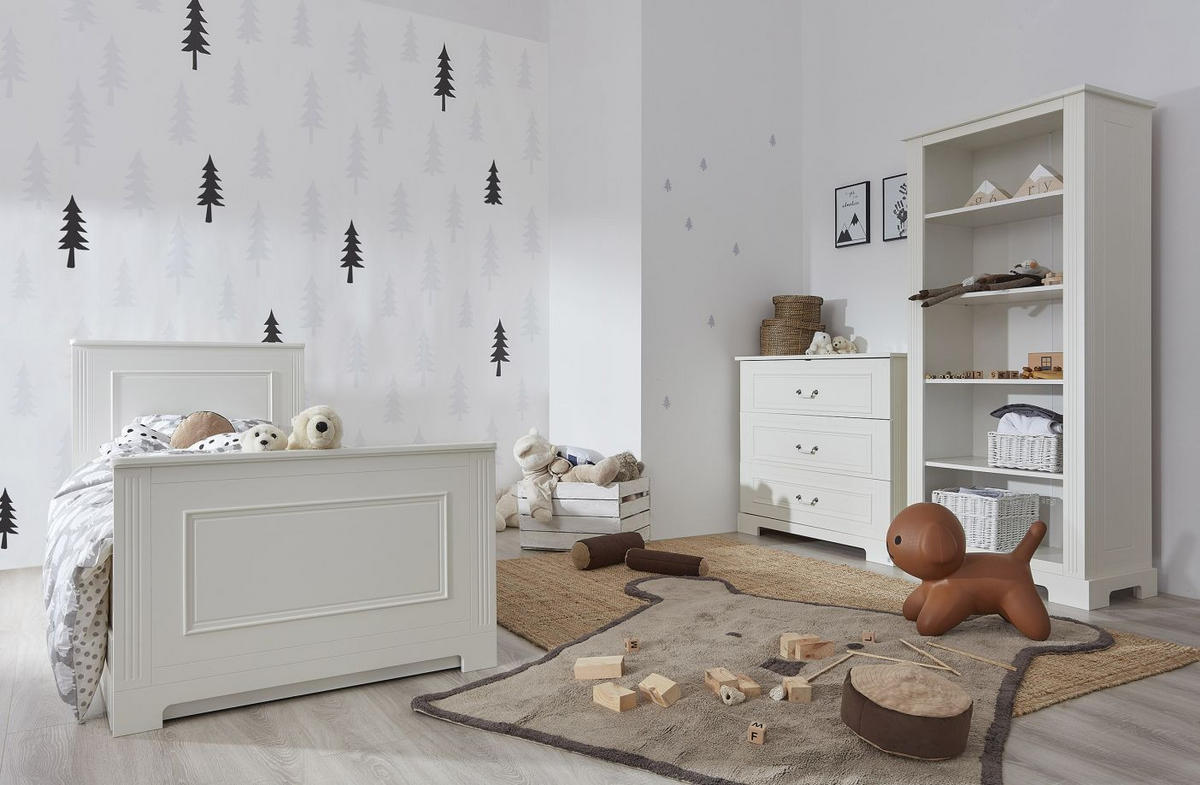 KINDERREGAL Ines - Weiß, Holzwerkstoff (80/180/44cm) - RAUMHIRSCH FURNITURE