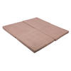 SPIELMATTE für Kinder, Quadratische, Aesthetic, Puderrosa - Rosa, Textil (120/120cm) - MeowBaby