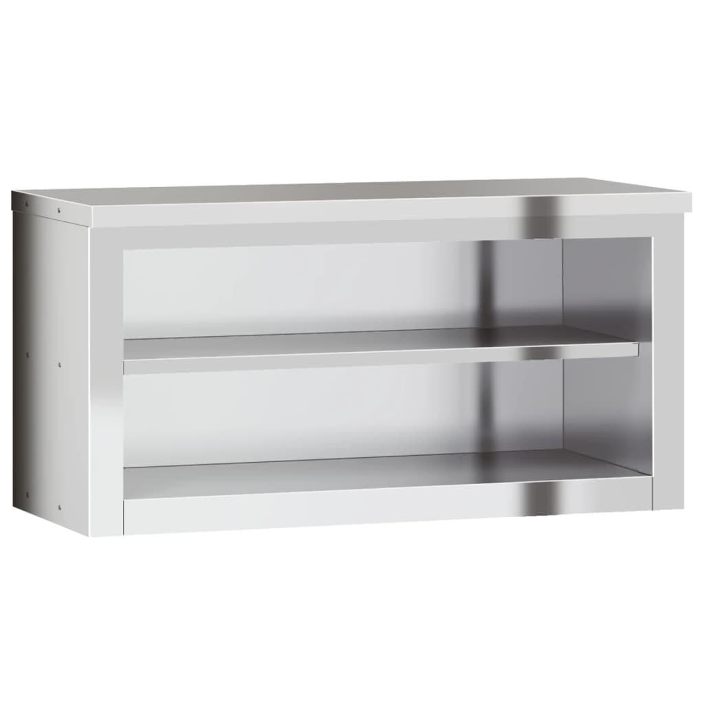 vidaXL Küchen-Wandschrank Silber 40x46x92 cm