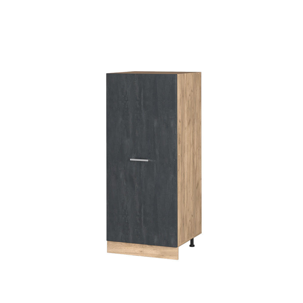 HÖGSKÅP R-Line Svart betong 60 cm Svart, Honungsek 143/60/57 cm