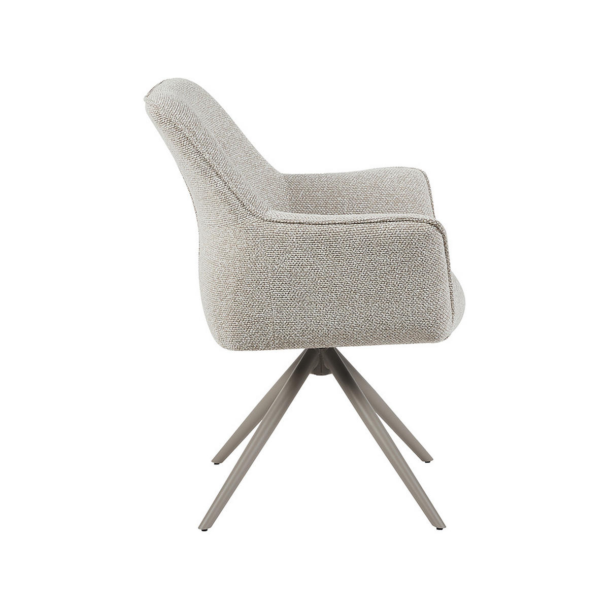 ESSZIMMERSTUHL Kimora - Beige - 66/65/86 cm - 2er-Set - Beige, Textil (65/86/66cm) - LABEL51