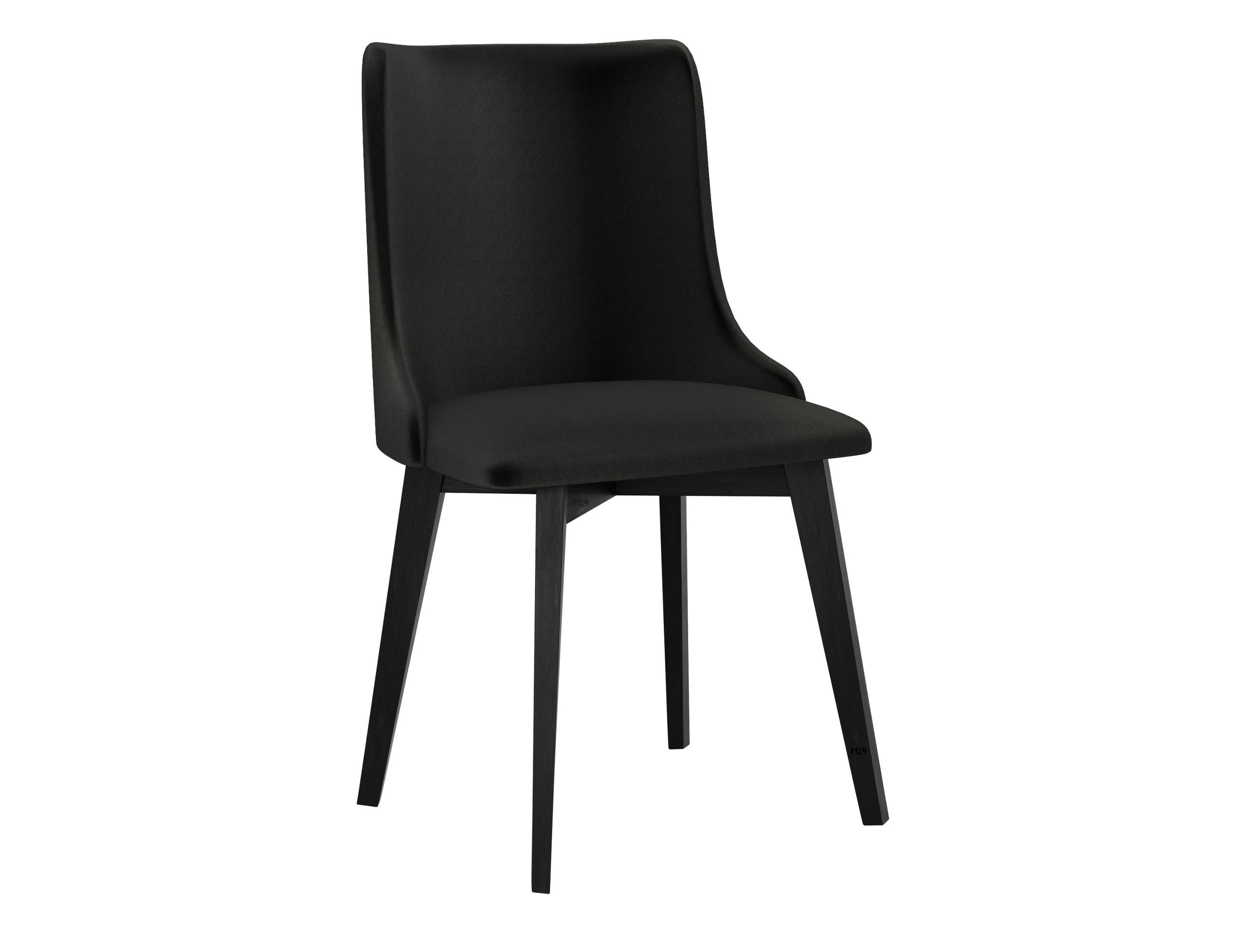 STUHL Monti 5, Holzfarbe: Schwarz - Schwarz, Holz (48/83/53cm) - MIRJAN24