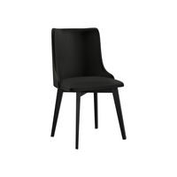 STUHL Monti 5, Holzfarbe: Schwarz - Schwarz, Holz (48/83/53cm) - MIRJAN24
