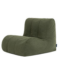 SITZSACK aus Boucle Swoop - Olivgrün, Textil (82/74/92cm) - icon