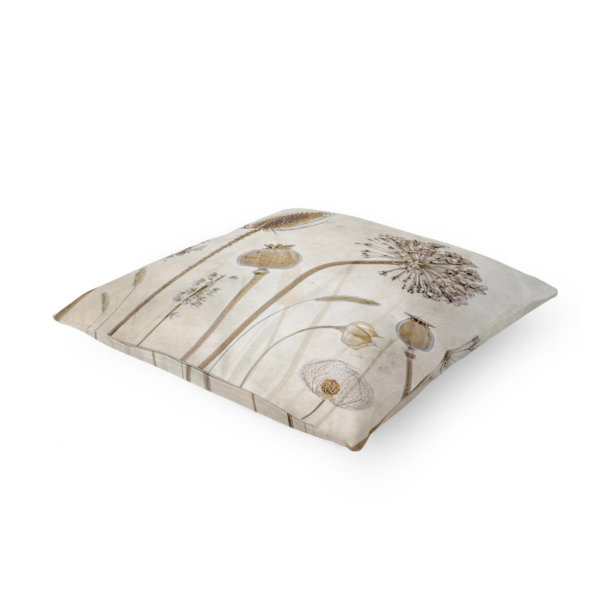 KISSENBEZUG Growing Old 40/40 cm - Eichefarben, Textil (40/40cm) - Bilderwelten