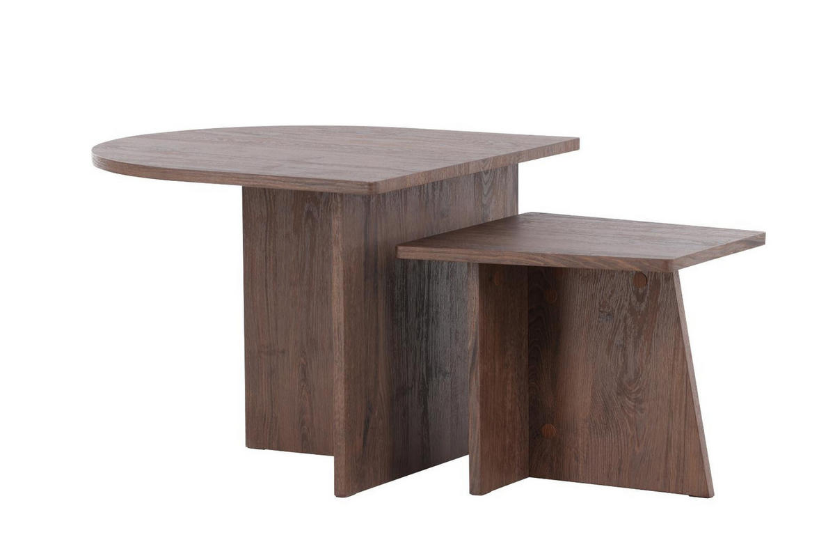 COUCHTISCH, Sala, Mocca, MDF, 60 x 60 x 45 cm - Mokka, Holzwerkstoff (60/60/45cm) - ebuy24