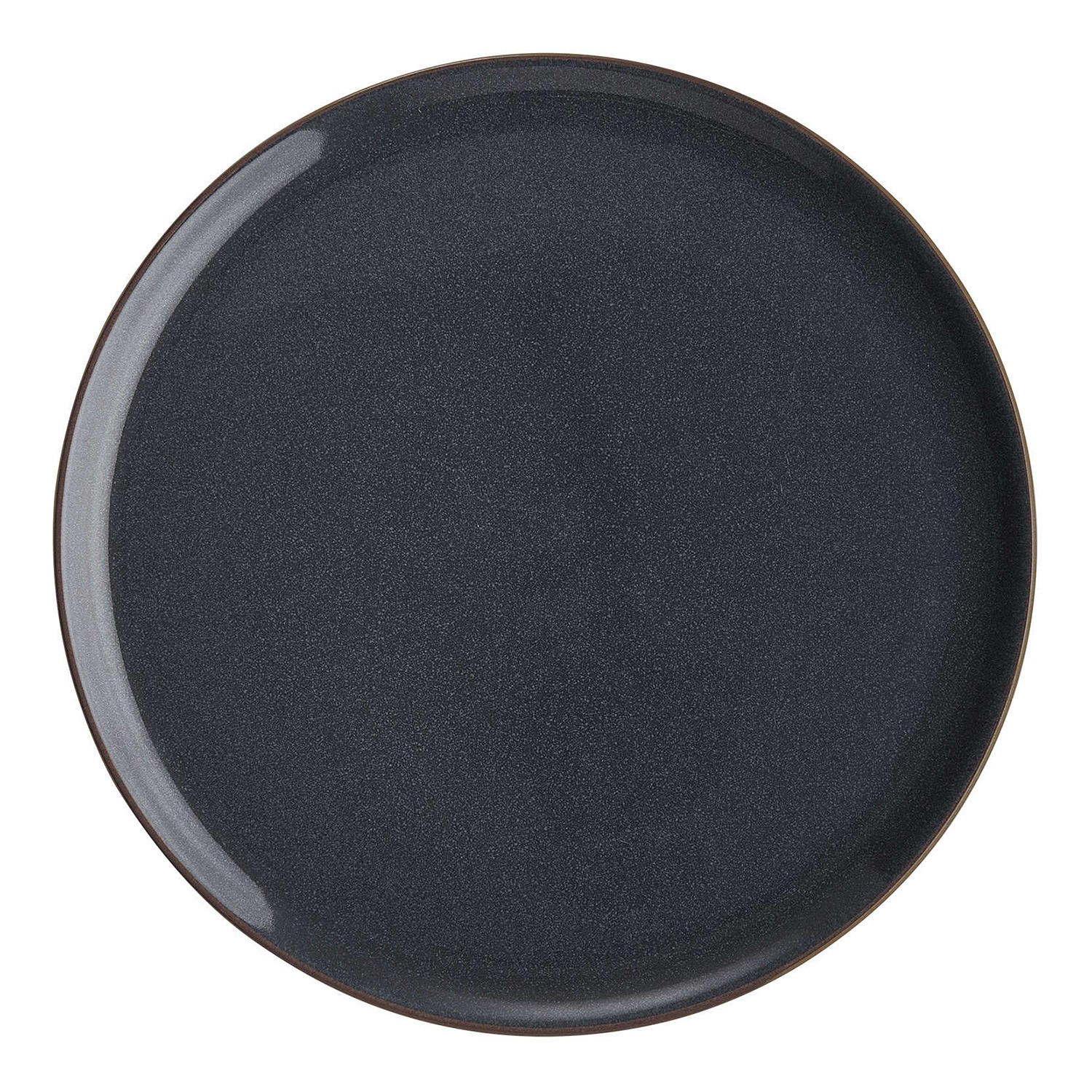 FRÜCHSTÜCKSTELLER Native - Dunkelblau, Keramik (23/23/2.5cm) - BUTLERS