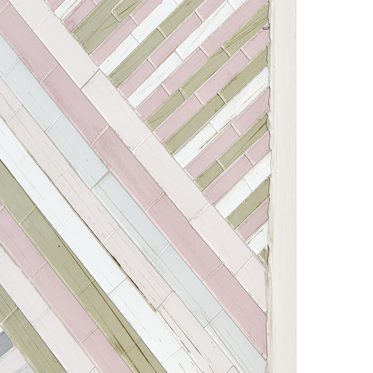 WANDDEKORATION Glas bunt Tembesi - Multicolor, Glas (50/70/4cm) - Beliani