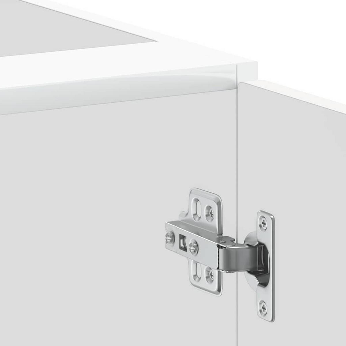 KÜCHENUNTERSCHRANK Theo Weiß 60x46x81,5 cm - Weiß, Holz (60/81.5/46cm) - DELUKE