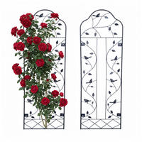 METALNA ogr. - crna, metal (38/110/1cm) - Relaxdays