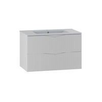 WASCHTISCH 80cm Tao Weiß - Weiß, Holzwerkstoff (80/50/45.8cm) - Petits-meubles