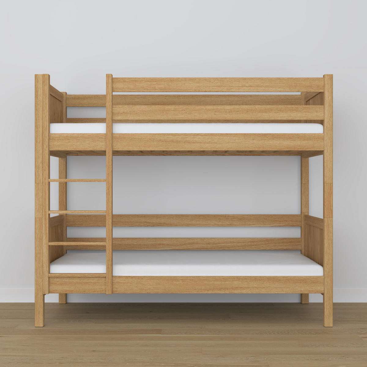 ETAGENBETT N02 Eiche Natur 120/200 - Eiche Artisan, Naturmaterialien/Holz (120/200cm) - N-Wood