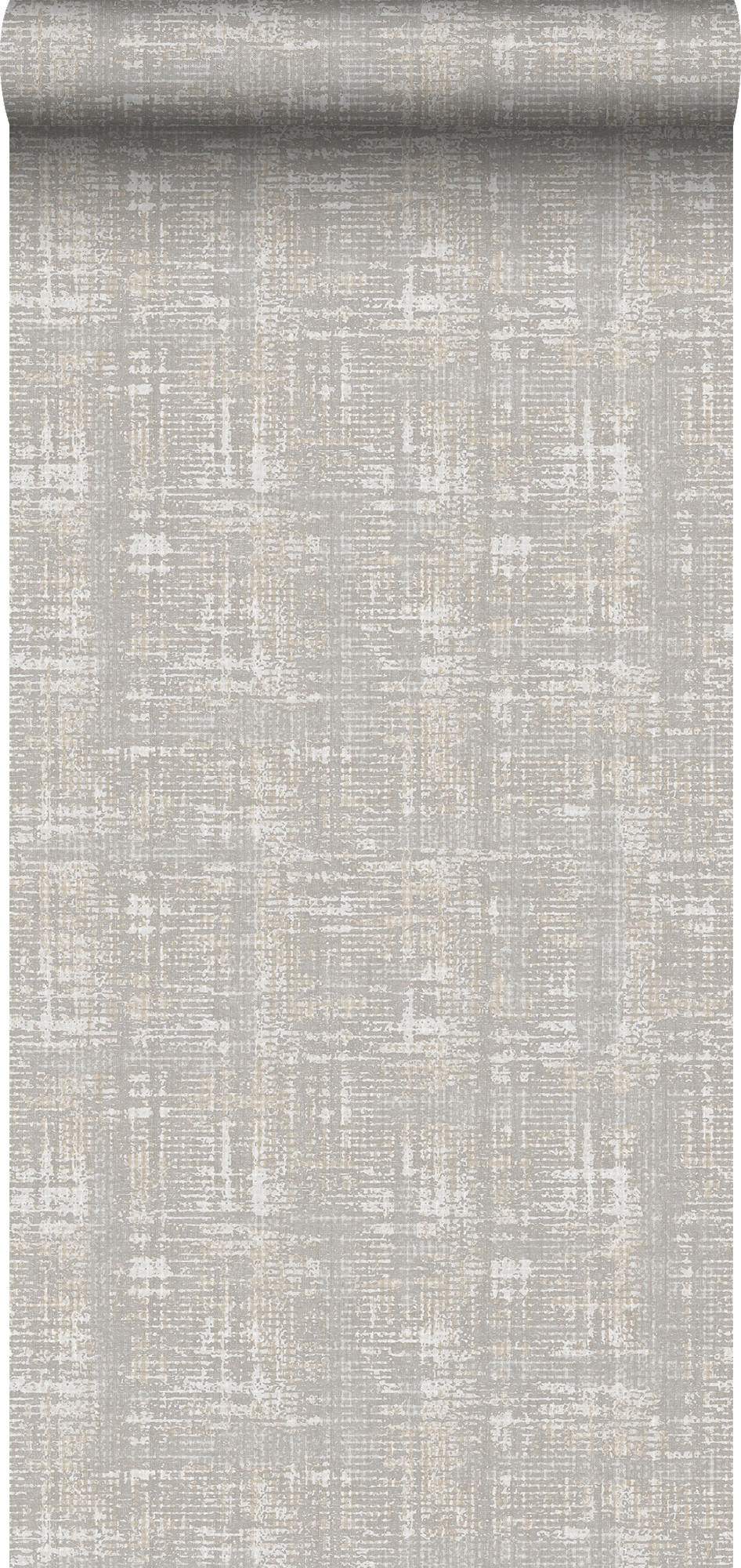 TAPETE Leinen-Optik 53 cm x 10 m - Grau, Papier (53/1000cm) - Sanders & Sanders