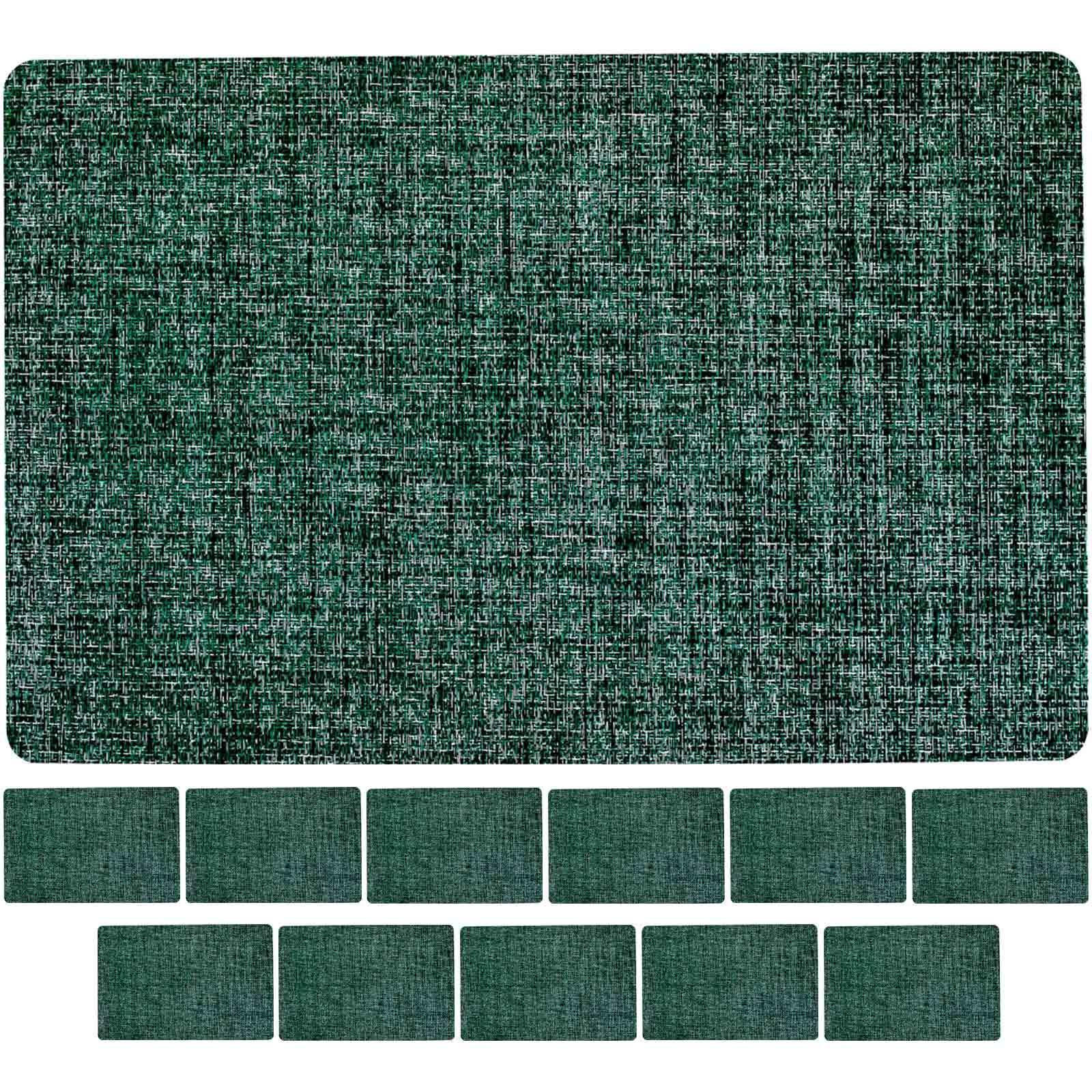 TISCHSETS Linen Grün 44 x 29 cm 12er Set - Grün, Kunststoff (43.5/28.5/0.1cm) - Ritzenhoff Breker
